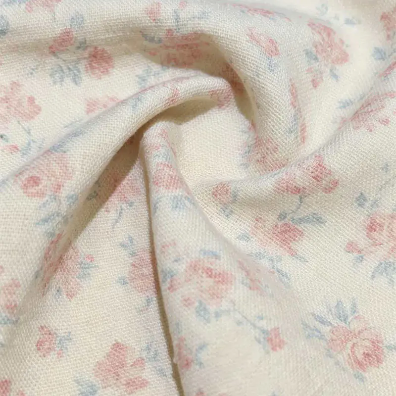 Polyester-Keten Karışımlı Kumaş