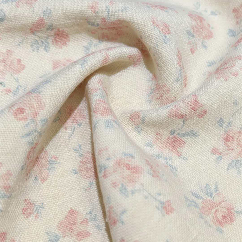 Polyester-Keten Karışımlı Kumaş